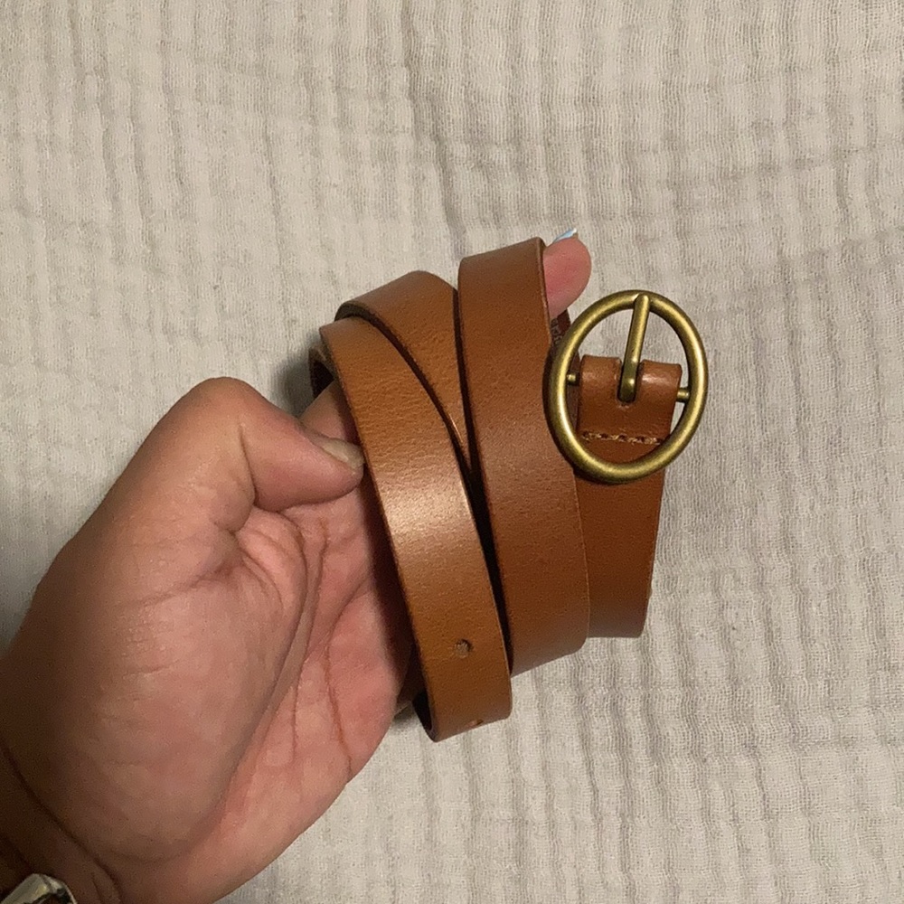 American Eagle Skinny Brown Belt